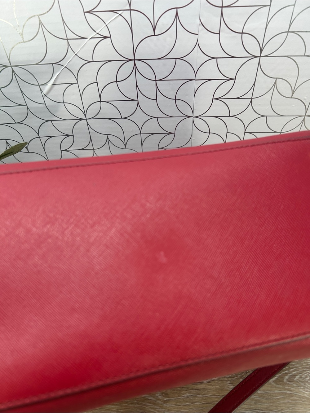 0797 Kate spade red saffiano leather satchel bag 269890797 - Picture 15 of 15